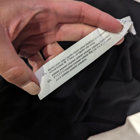 Zara - Plain Black Tee Mens M - Picture 5 of 5